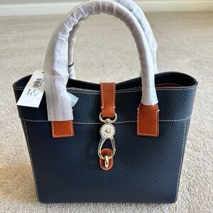 Dooney & Bourke Pebble Grain Cara Tote - Midnight Blue
